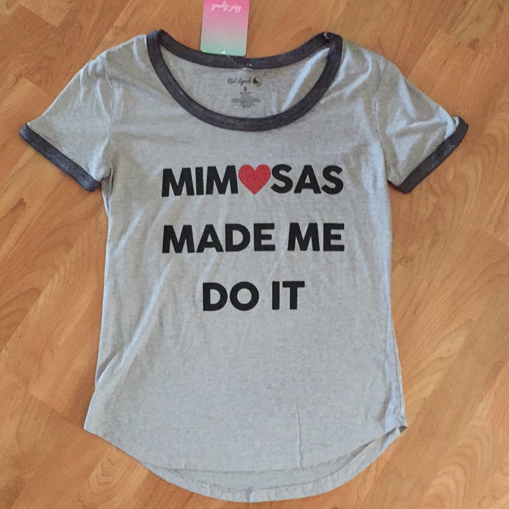 Reel Legends ‘mimosas made me do it’ t-shirt